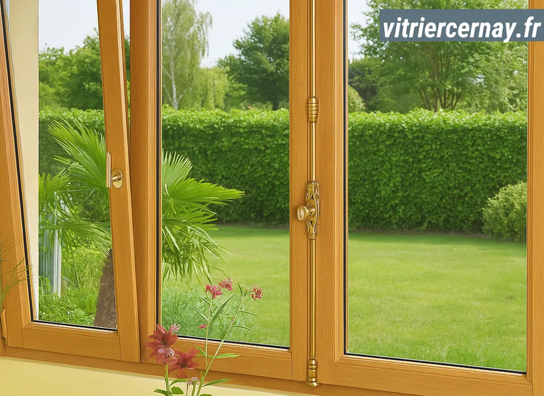 Installation de fenêtre en bois sur mesure Cernay